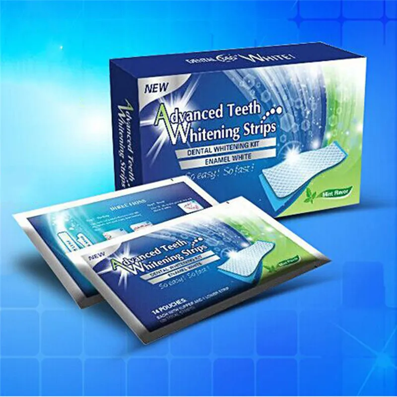 28 шт. отбеливание зубов полоски отбеливания белого оральный уход за зубами Чехлы