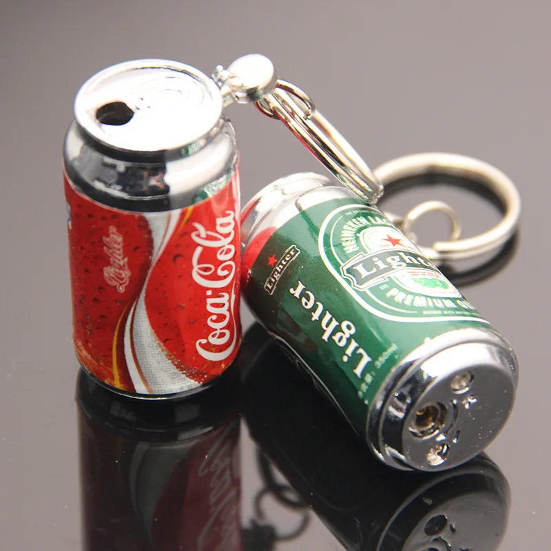 

Mini Jar Hanging Button Type Open Flame Lighter New Strange Pendant Lighter