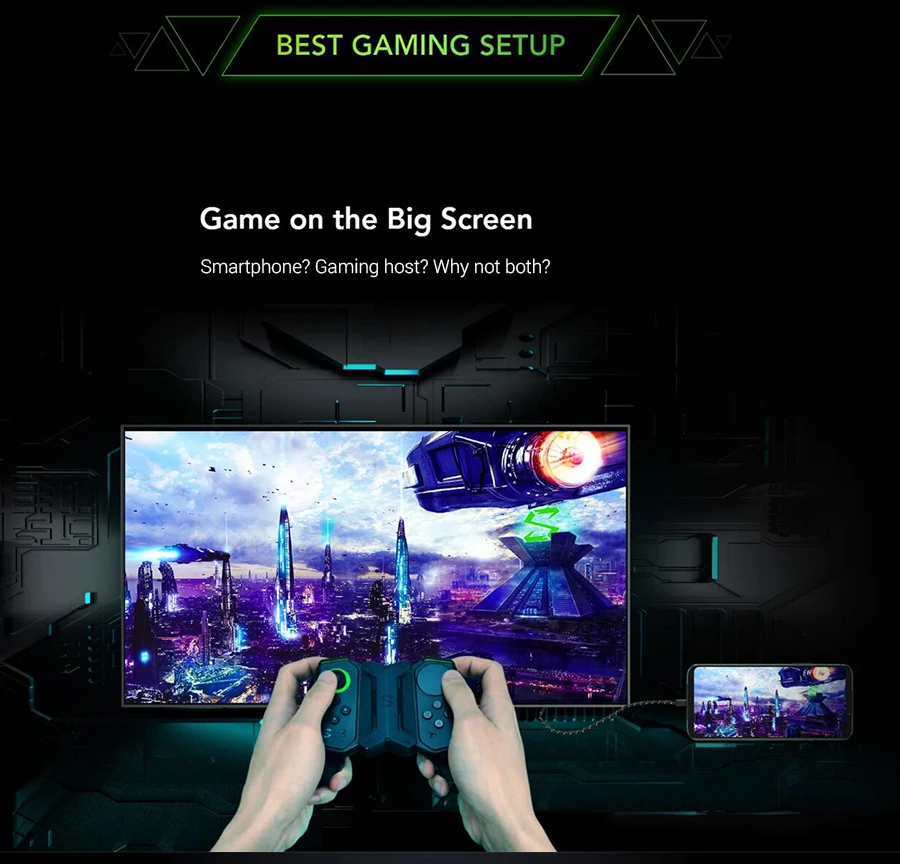 Игровой Смартфон Xiaomi Black Shark 2 глобальная версия 128 Гб ПЗУ 6 ГБ ОЗУ Snapdragon 855 экран 39
