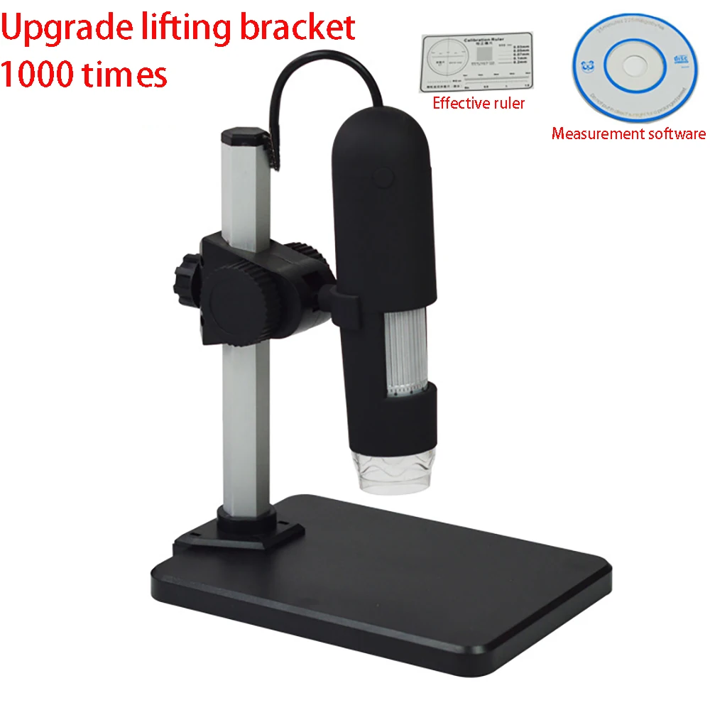 

Kailiwei 25-1000X Microscope Magnifier 8LED Lamp Beads Usb High-definition Digital For Antique Appraisal Mobile Phone Repair