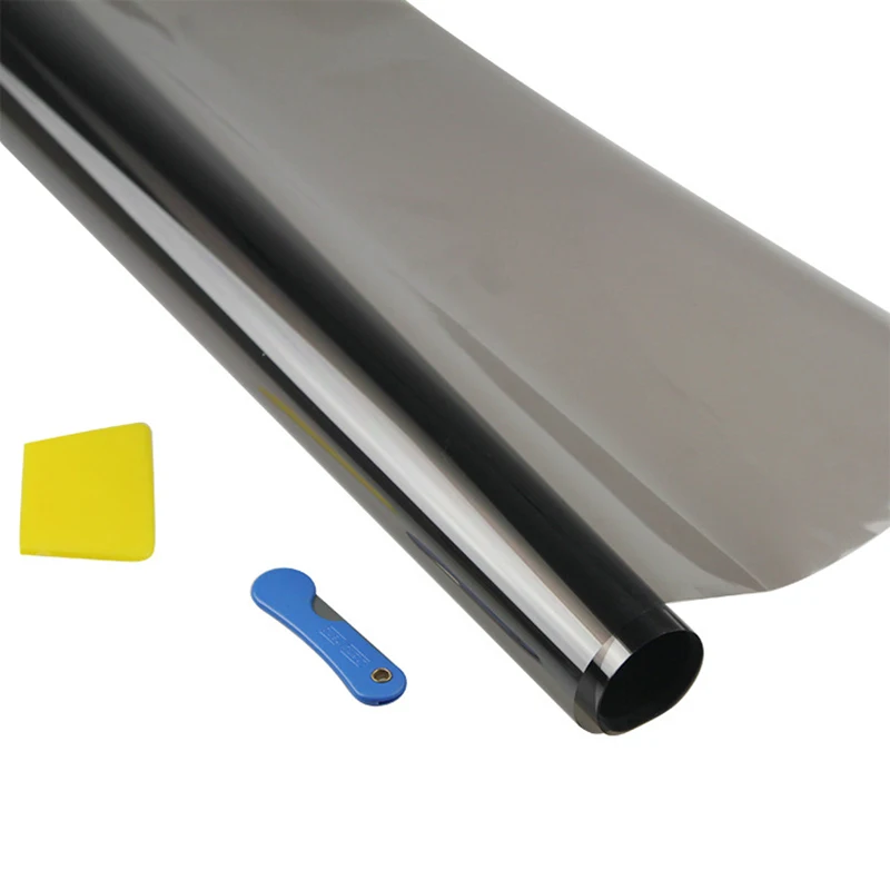 

50 * 300cm Car Window Tint Film 1％-50% For Car Window Glass Sun Shade Sticker