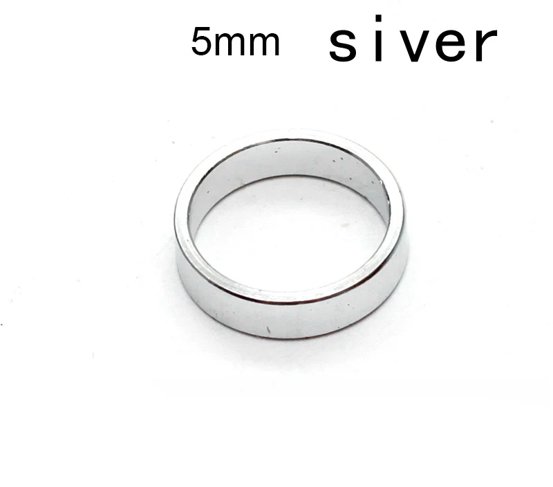5pcs silver 5mm 5 шт., сплав, велосипедная цепь, болты, прокладка-разделитель 1 мм 2 мм 3 мм для велосипеда, винты на звездочку, шатун со звездами для велосипеда, запчасти - Цвет: 5pcs silver 5mm