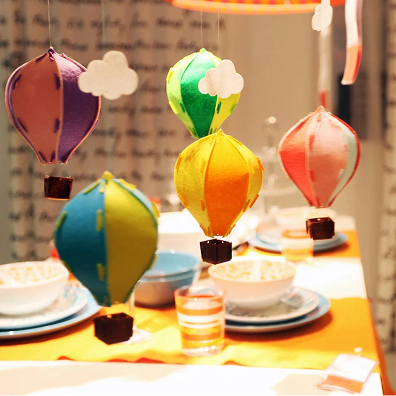 5 шт./лот DIY 3D воздушный шар войлочная ткань огненный украшения для свадьбы/дня