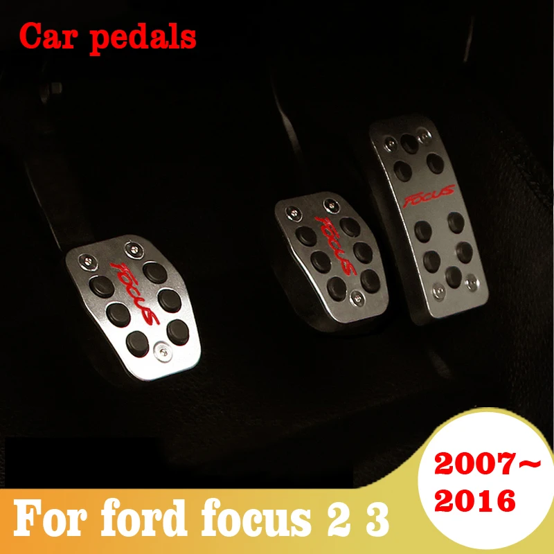 Накладки на педали автомобиля тормоза муфты для Ford Focus 2 3 2007 2010 2011 2012 2013 2014 2015 2016