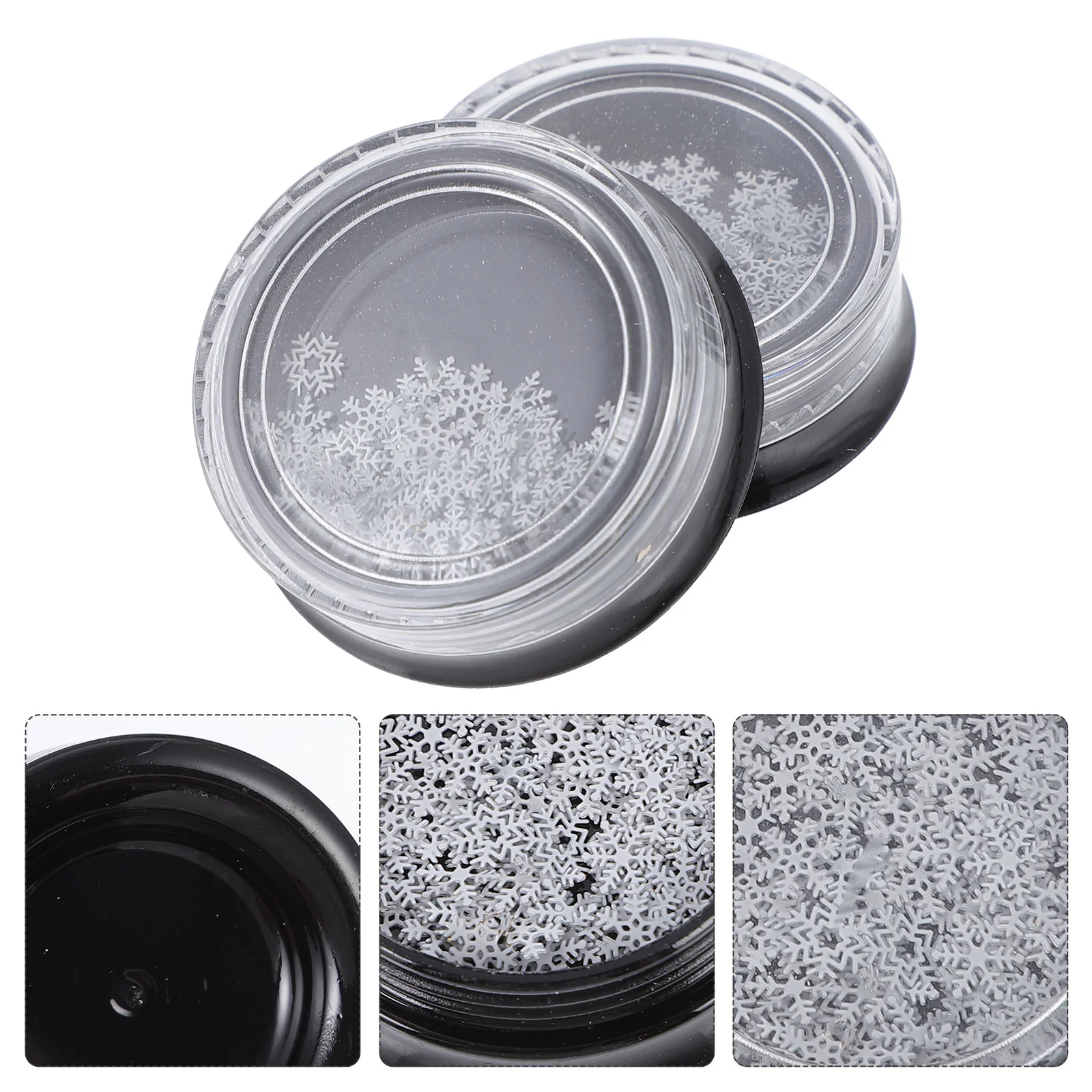 

2 Boxes Nail Art Flakes Confetti Snowflakes Sequins Nail Art DIY Accessories