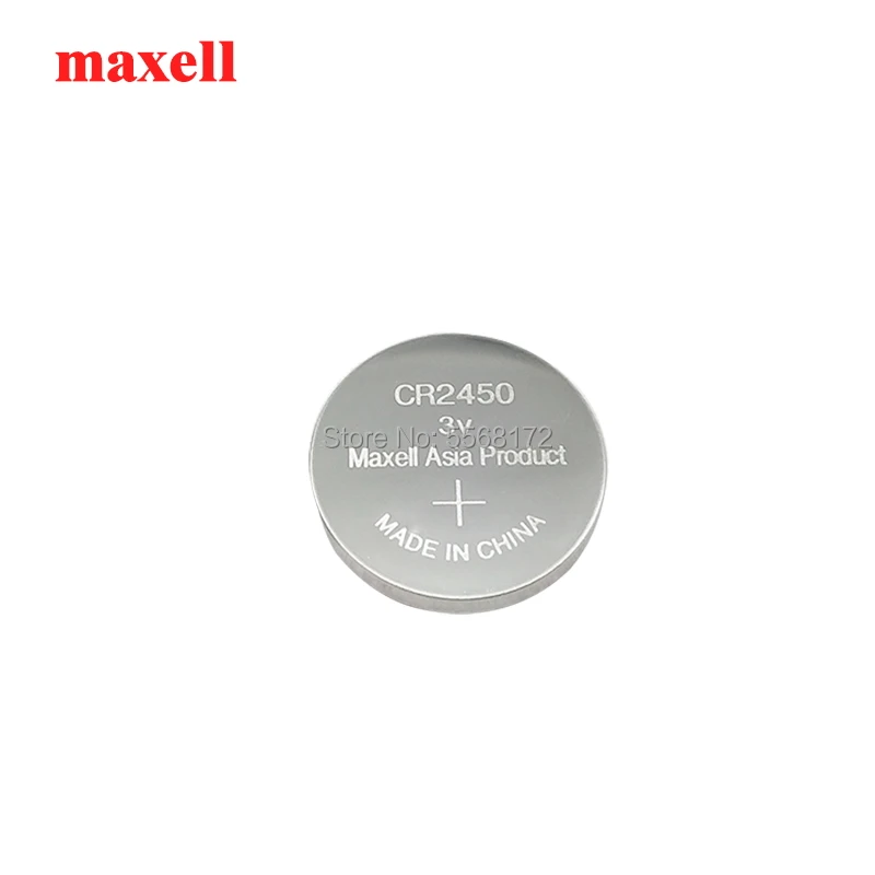 Литиевая батарейка с монетами Maxell 20x3 в CR2450 DL2450 BR2450 LM2450 KCR5029 EE6230 для светодиодных
