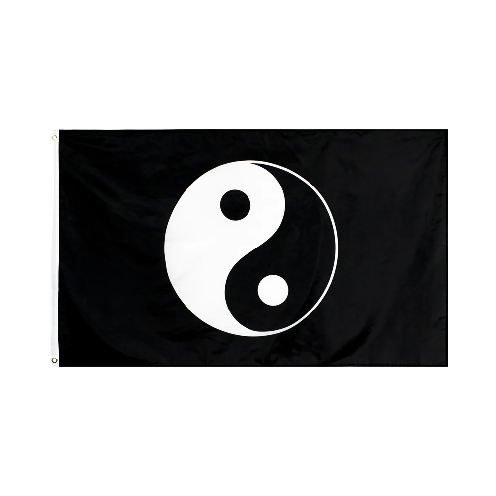 

taoism yin yang Flag 90*150cm YIN-YANG yinyang peace tao For Decoration