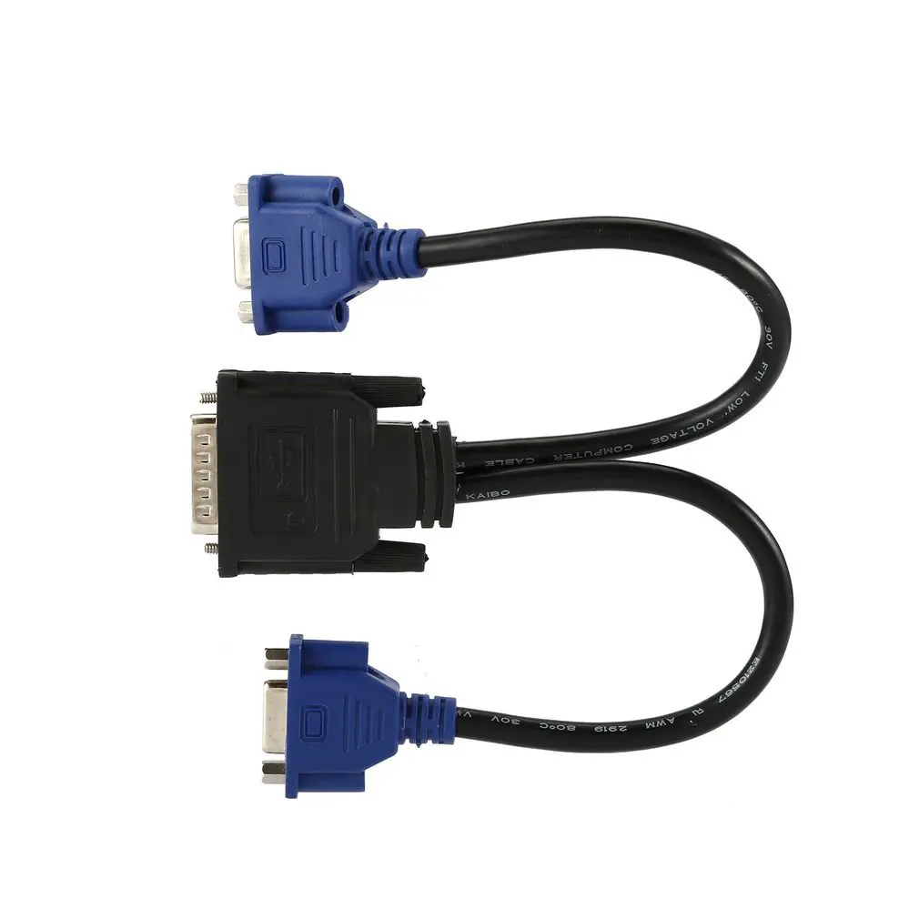 DMS 59 разветвитель кабеля 8in DMS-59 до 1 x DVI &amp VGA (1 шт.) Y кабель ПМ от разделитель
