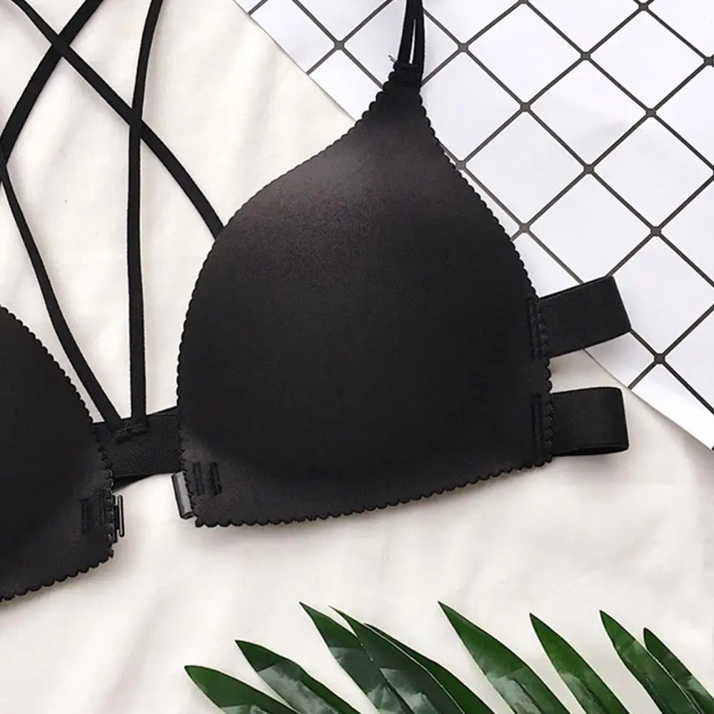 Женский бюстгальтер пуш ап без косточек с передней застежкой|Бюстгальтеры| |