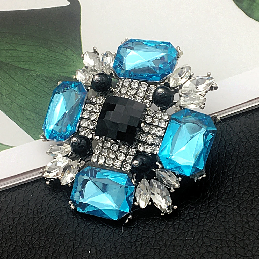 Earofcorn великолепная брошь в виде креста Гламурная сверкающая мелко граненый много