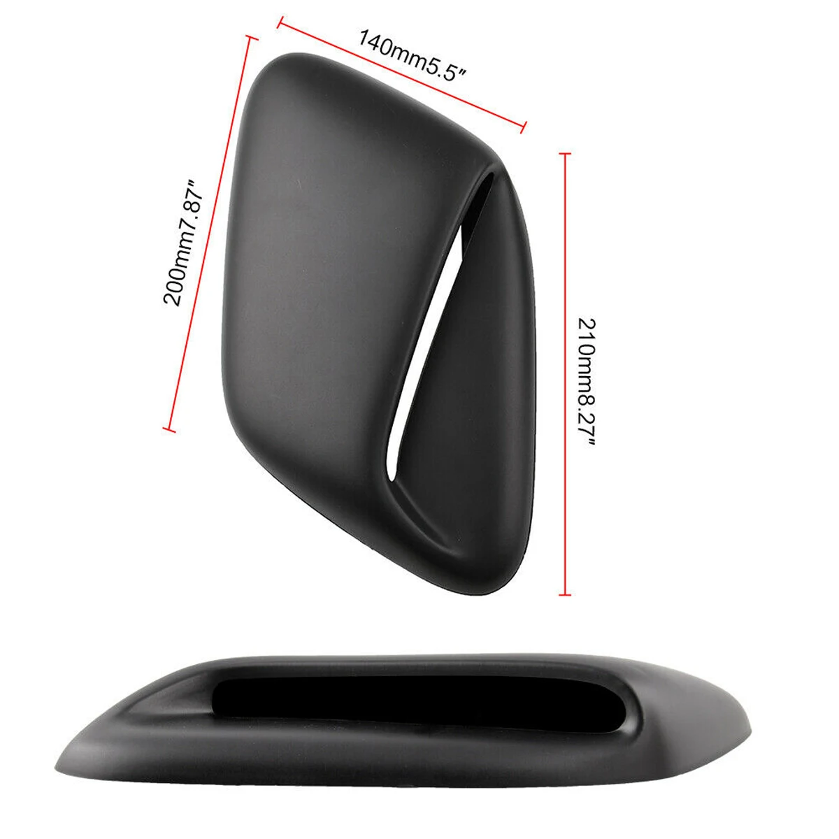 1 пара Черный Автомобильный передний воздухозаборник вытяжка вентиляционные