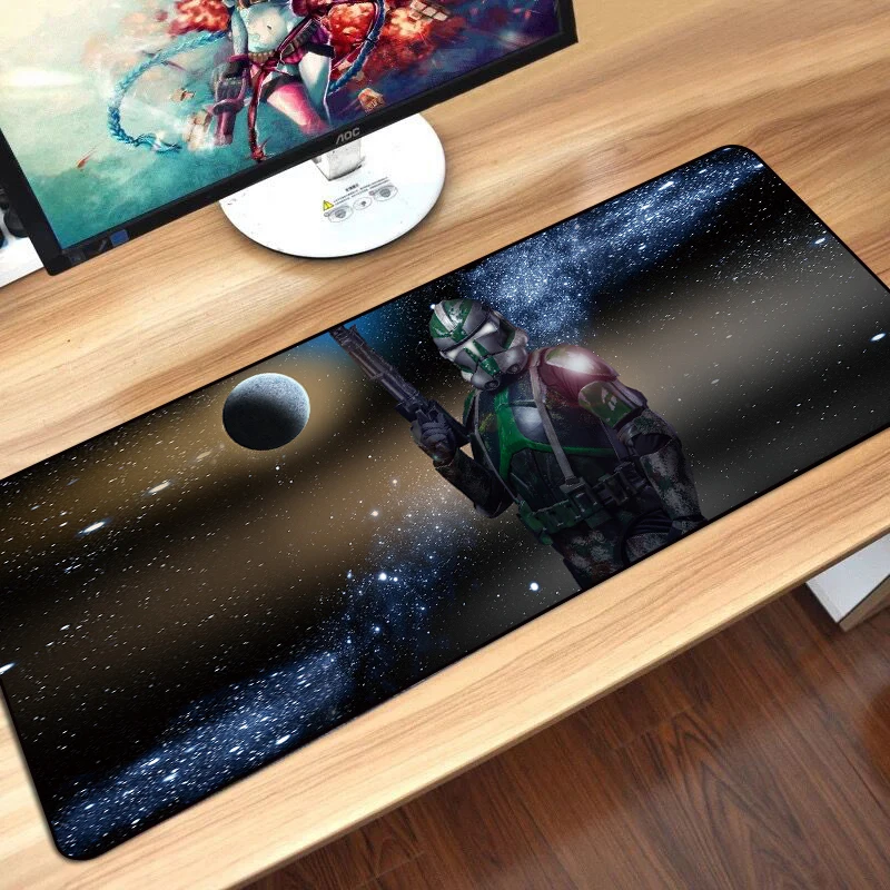 Для Star Wars Gaming Keyboard Мышь большой коврик 80x30 см компьютер резиновый для мыши стол