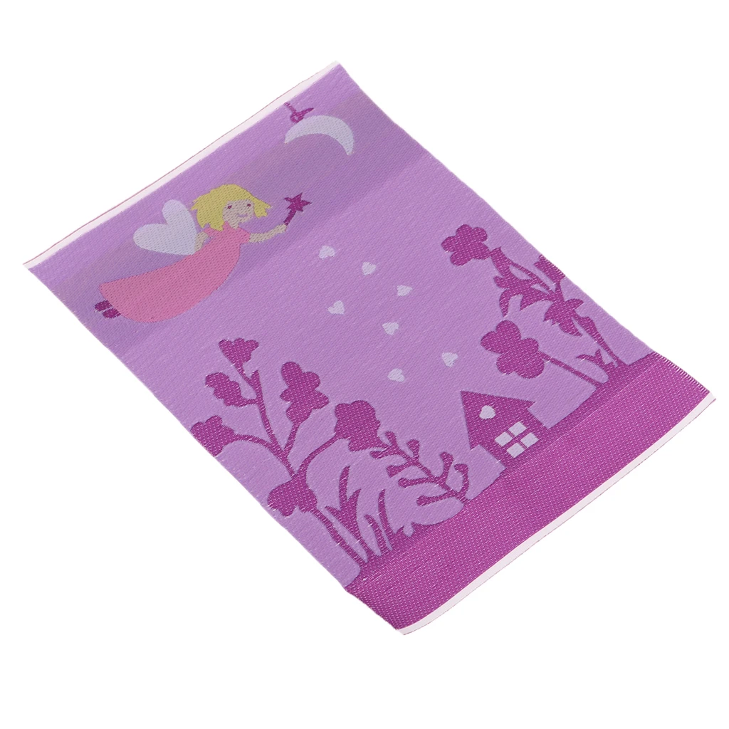 Мультяшный ковер Elf для кукольного дома детский Декор спальни 1/12 весы|Игрушечная