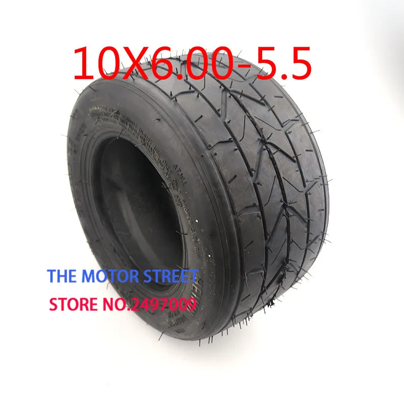 10-дюймовая Расширенная шина 10x6.00-5.5 бескамерная для мотоцикла wheel 10x6.00-5 5 вакуумной