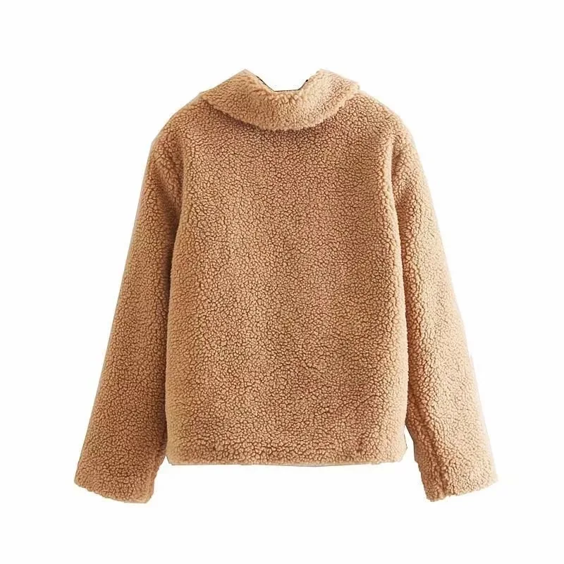 

2019 Women New Lamb Fur Coat Thick Warm Fashion Casual Cool Long Fur Autumn and Winter All-matched Female Fur Coat