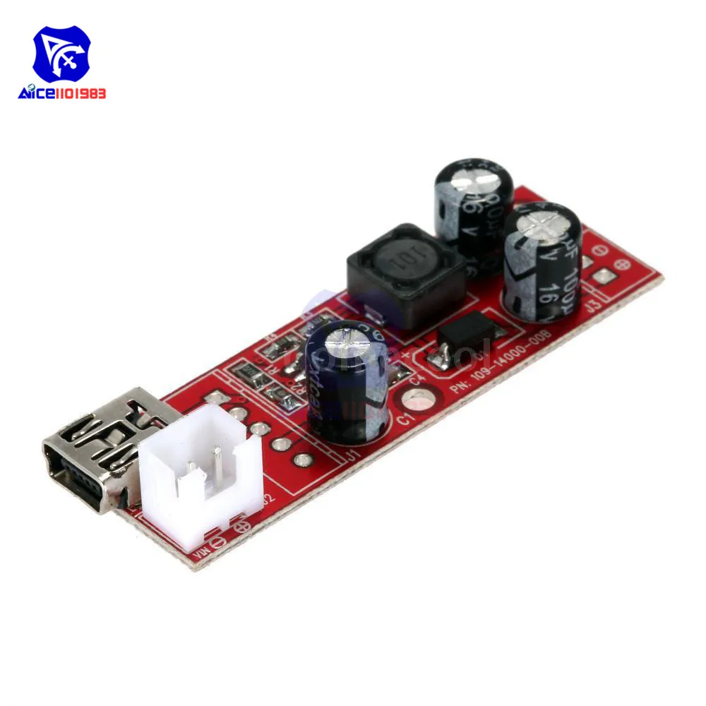 Diymore DC-DC 3,5-8 в до 9 в повышающий преобразователь питания Повышающий Модуль с адаптером 2Pin провод для DSO138