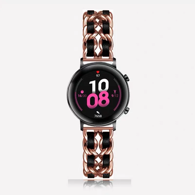 

22MM 20MM Strap for Samsung Galaxy 3 46mm Band Gear S3 Watch Bands Active 2 Straps 22mm Loop Stainless Steel Amazfit Huawei GT