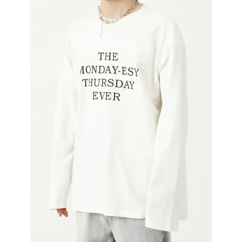 Мужская футболка с длинным рукавом и круглым вырезом | одежда