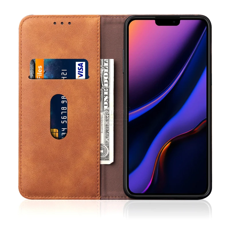 Винтажный кожаный флип-чехол для iPhone 11/11 Pro Max, кошелек, роскошный магнитный штатив для карт, Обложка для книг, повседневный чехол для телефона, Fundas