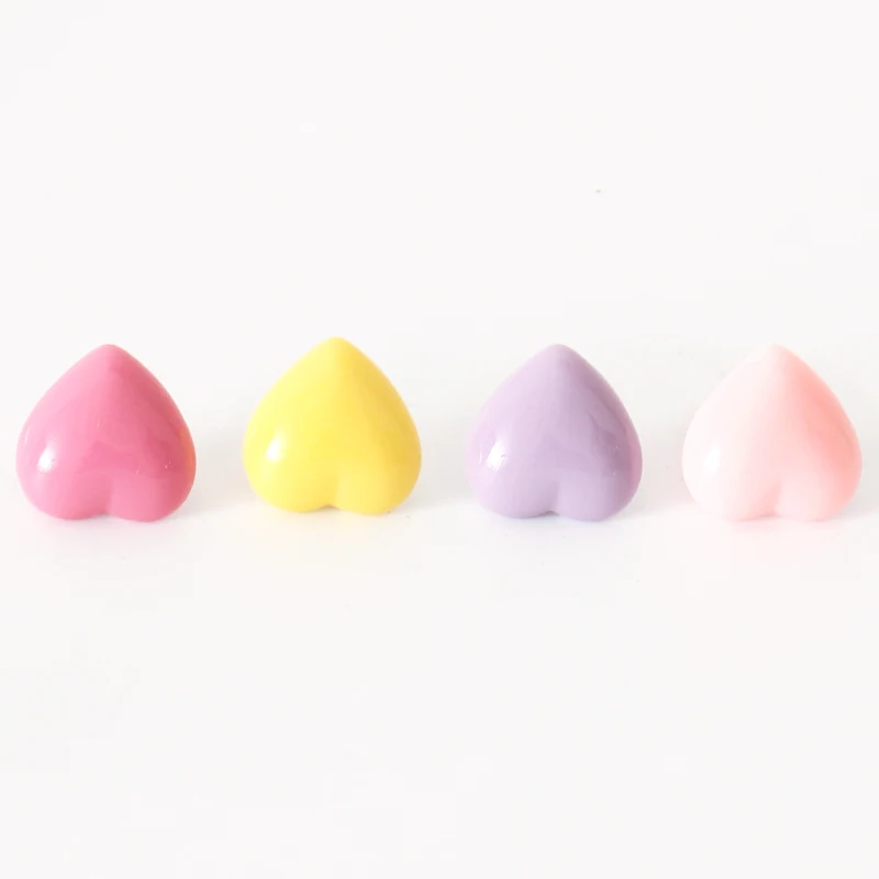 TUTU High quality 8pcs/box coloful Heart Shape Plastic Quality Macaron colored Push Pins Thumbtacks Office School H0417 | Канцтовары для