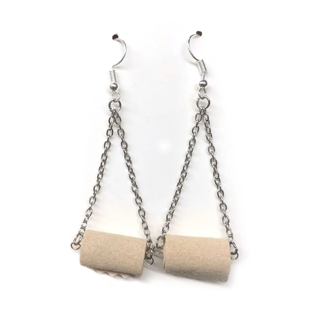 Смола Туалетная бумага мотаться серьги ожерелья девушки Прохладный партии