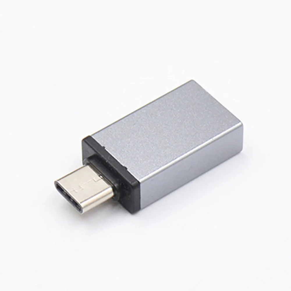 Gray 1 шт., 90 градусов, Тип C, мужчина к Micro USB, Женский адаптер для синхронизации данных и зарядки, адаптер для ноутбука/ПК, компьютер, черный, белый - Цвет: Gray