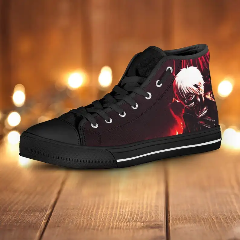 

Tokyo Ghoul High Top, Tokyo Ghoul high tops, Mens Womens Designer Leisure Sneakers Men Casual Canvas Shoes