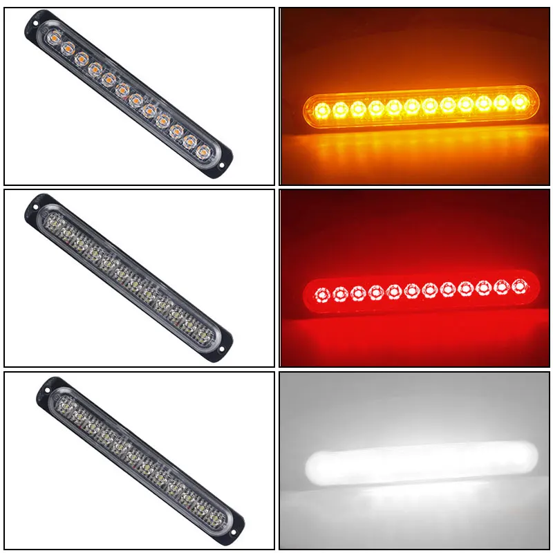 4 шт. автомобильный прицеп боковой маркер стробоскопические огни янтарный супер