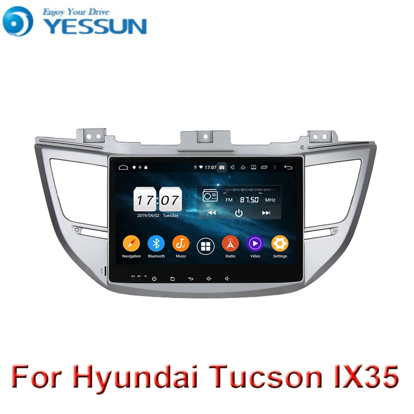 Автомобильный dvd-плеер 4 Гб ОЗУ + 64 ПЗУ 8 ядер android 9 0 для Hyundai Tucson IX35 2015 2016 2017
