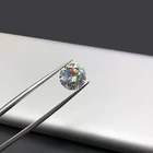Россыпь муассанита 6 мм 0.8ct цвет GH круглый блестящий огранка Лаборатория grown Муассанит Тест Положительный свободные бусины DIY Материал ювелирные изделия