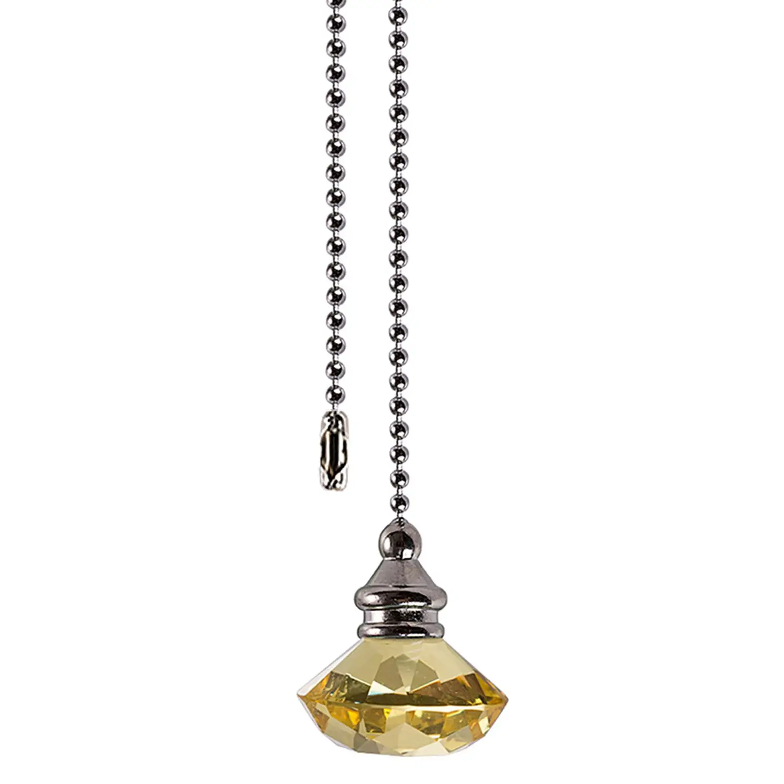 Скандинавский Ретро Хрустальный подвесной вентилятор в форме алмаза