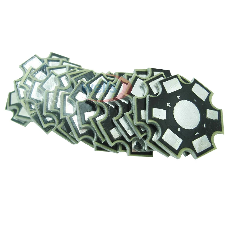 500 шт. алюминиевая основа высокой мощности для радиасветодиодный 20 мм 1 Вт 3 5