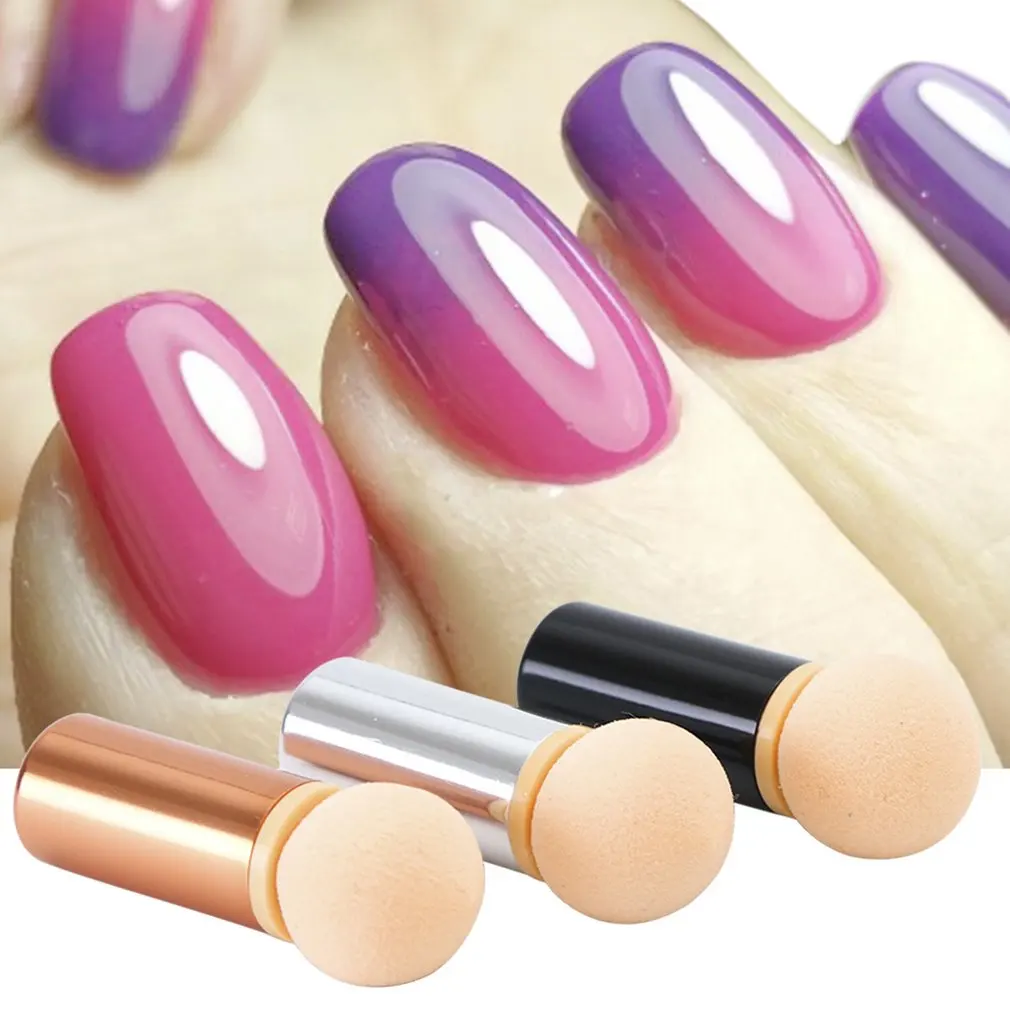 Палисандр дизайн ногтей ручка с кисточкой постепенное изменение цвета краситель