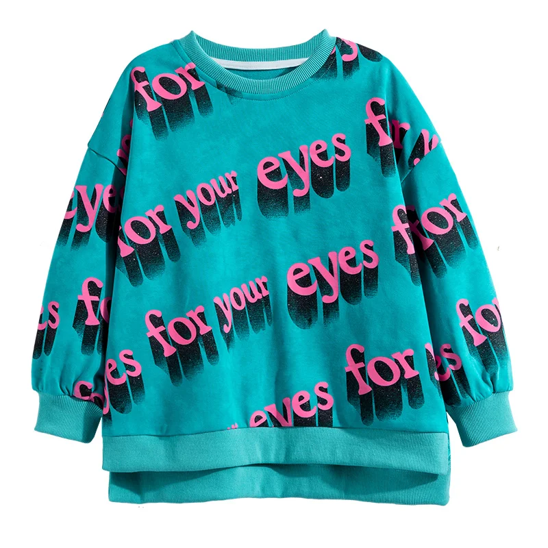 

Hoodies Sweatshirts Boys Sweaters 2021 Autumn Children Sweater Children's Clothing Printed Hip Hop Hoody Kids Casual Tops Spring