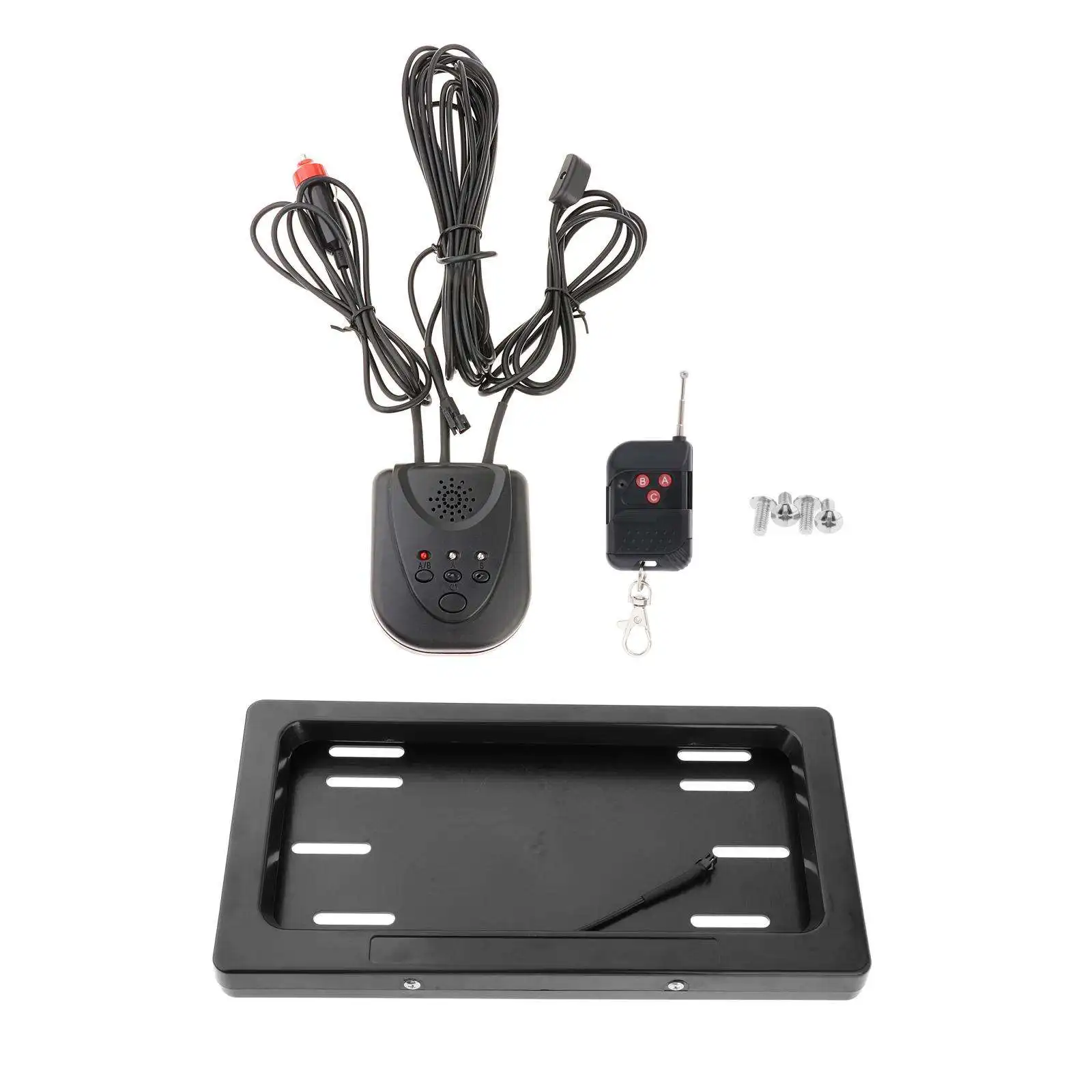 

Electric Hide-Away Remote Stealth License Plate Frame Rattle Proof Car Shows