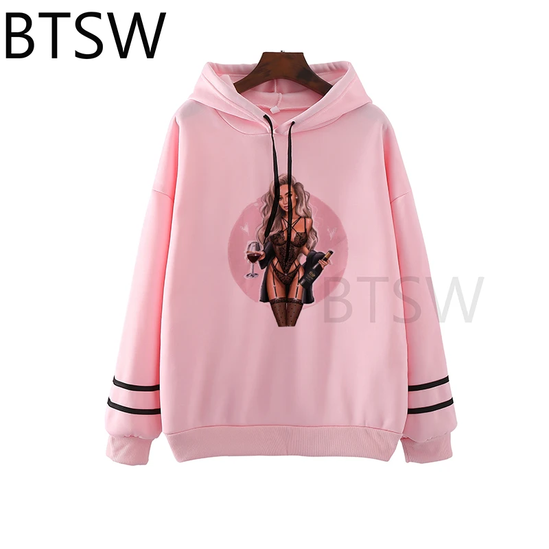 

2020 Streetwear Drink Along Weekend Vogue Aesthetic Hoodies Female Harajuku Kawaii Women Clothes Print Wine Girl Sweatshirts