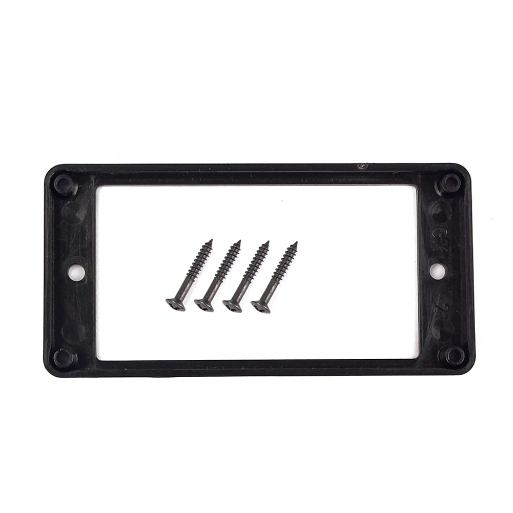 1pc brücke pickup kunststoff rahmen abdeckung gitarre humbucker pickup montage ring rahmen flache top set ersatz für elektrische gitarre fre