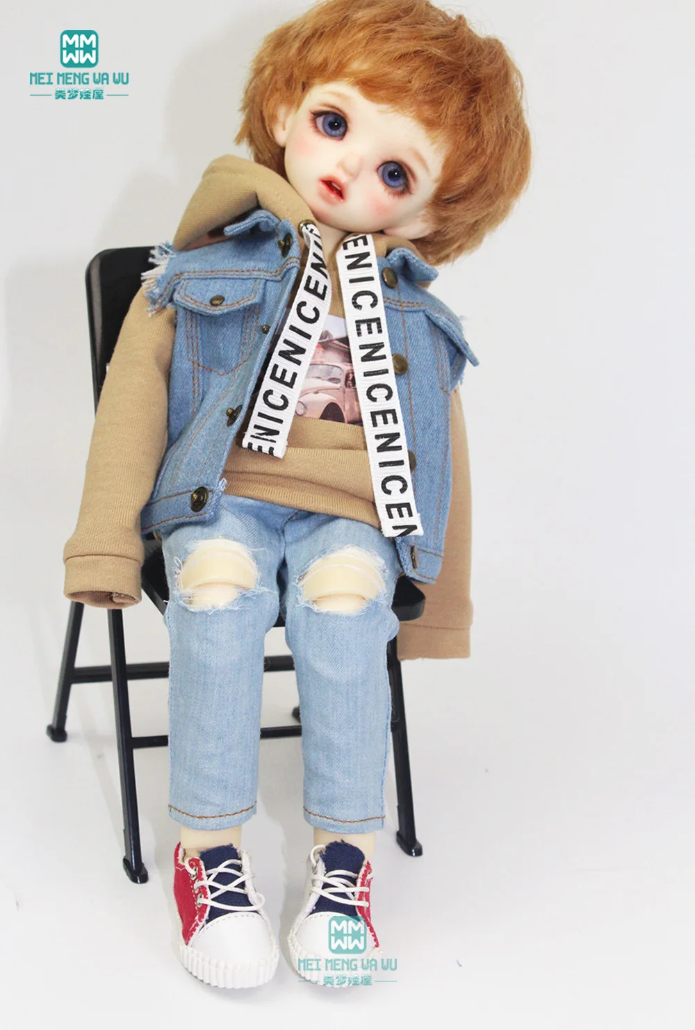Одежда для кукол BJD 27-30 см 1/6 аксессуары MYOU YOSD модный Повседневный свитер синий