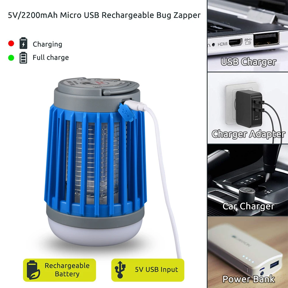 Уличная лампа ловушка для насекомых светодиодный водонепроницаемый фонарь 3 в 1 с