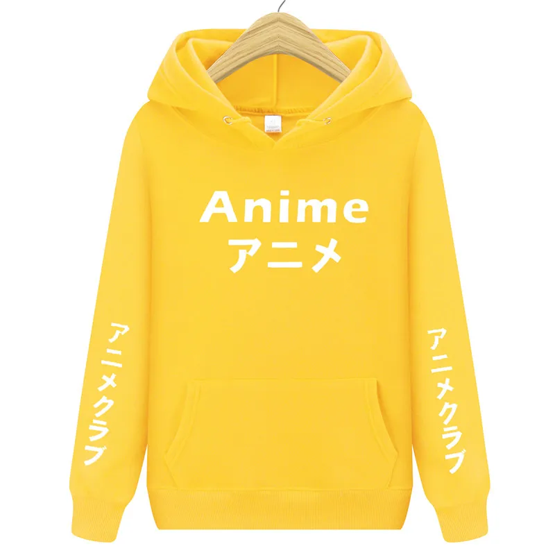 

Harajuku Autumn Japanese Anime Hoodie Cartoon Printing Sudadera Hombre Pullover Sweatshirt Anime Club Moletom