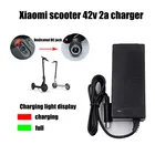 Зарядное устройство для электрического скутера Xiaomi Mijia, адаптер для M365 Ninebot Es1 Es2, аксессуары для электроскутера, 42 в, 2 А, по самой низкой цене