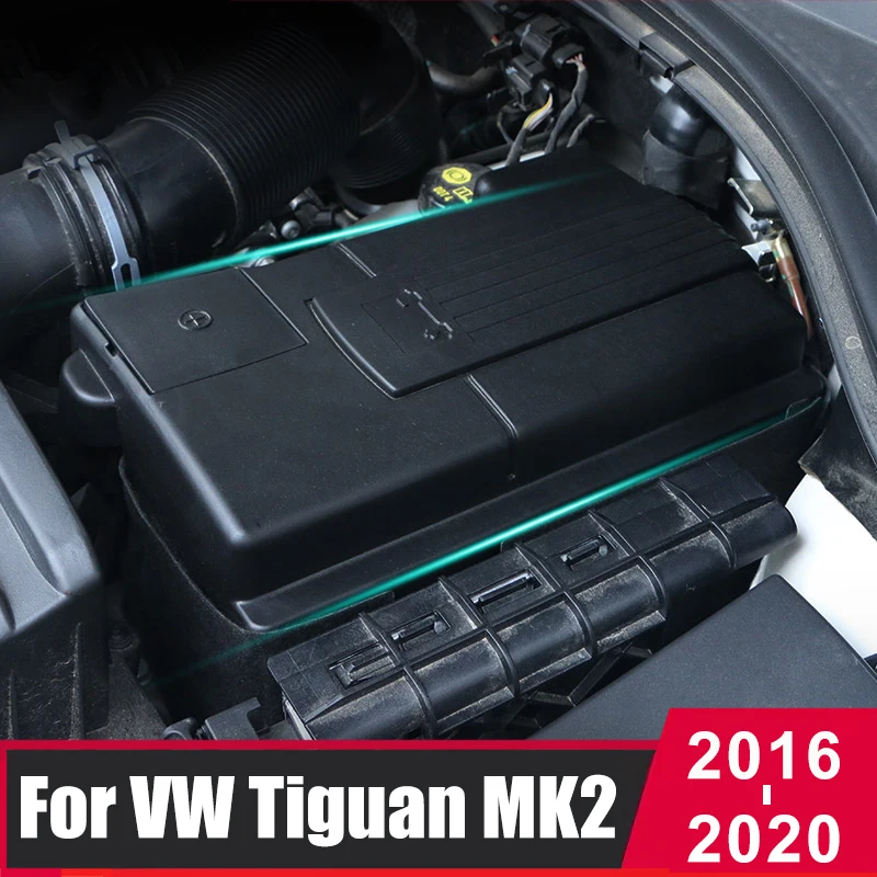 For Volkswagen VW Tiguan mk2 2 2016 2017 2018 2019 2020 Engine Battery Dustproof Negative Electrode Waterproof Protective Cover