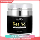 Антивозрастной ретинол, 50 мл, 2.5%, увлажняющий уход за лицом, крем с гиалуроновой кислотой, сокращает морщины, тонкие линии днем и ночью, крем с ретинолом