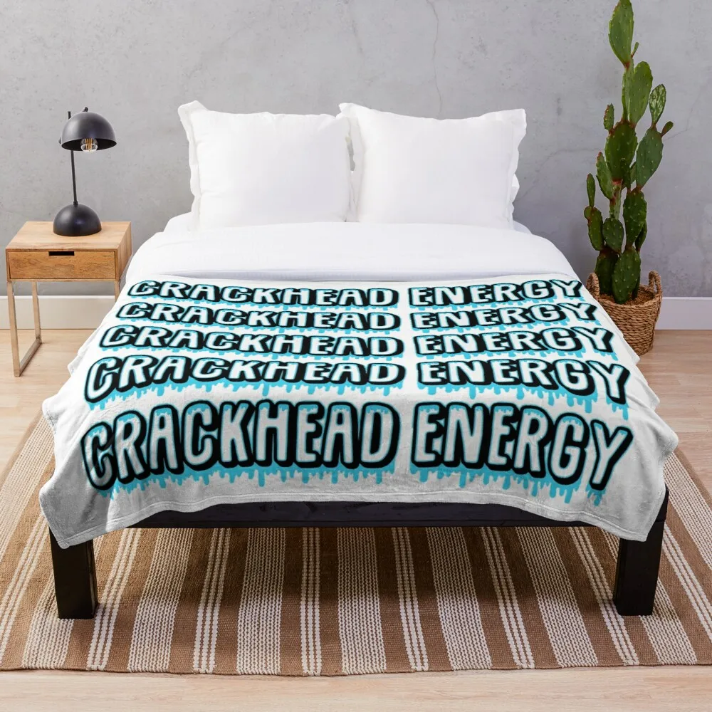 

Подарочное одеяло Crackhead Energy, одеяло на кровать/кроватку/диван, 150x200 см, для взрослых, малышей, девочек, мальчиков, детей, подарок на Рождество