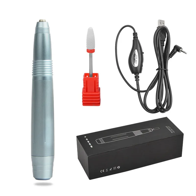 Новый тип ручки полировщик для ногтей Портативный USB удаления полированная