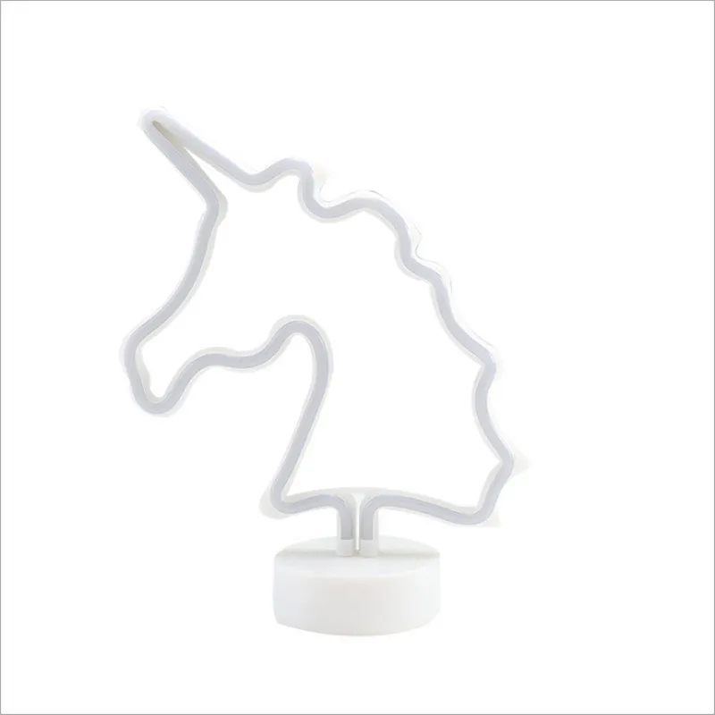 BRELONG светодиодный неоновый ночной Светильник &quotфламинго&quot Единорог Луна Ангел