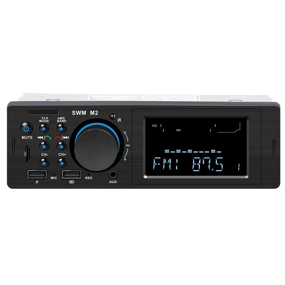 Car Radio SWM M2 Stereo MP3 Music Player FM Bluetooth USB TF AUX Head Unit BT Electronic Accessories | Автомобили и мотоциклы