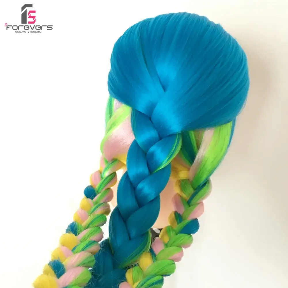 

24" Hair Manikin Training Head Hair Mannequin Head Practice Cosmetology Hair Doll Styling Hairdressing Mannequin Head With Hair