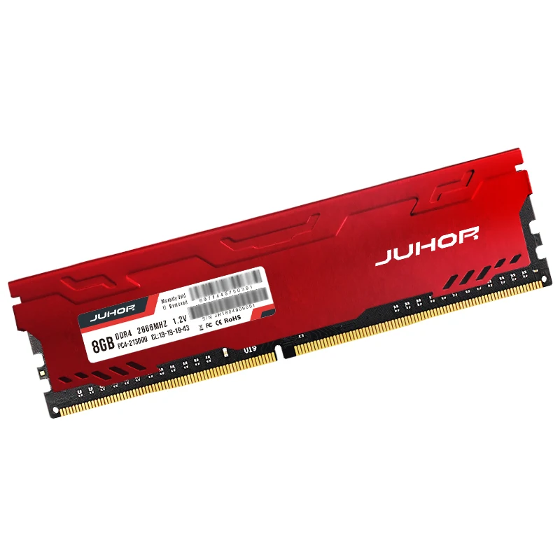 Оперативная память JUHOR ddr4 4 ГБ 8 16 32 для настольного компьютера 2133 МГц 2400 2666 новые