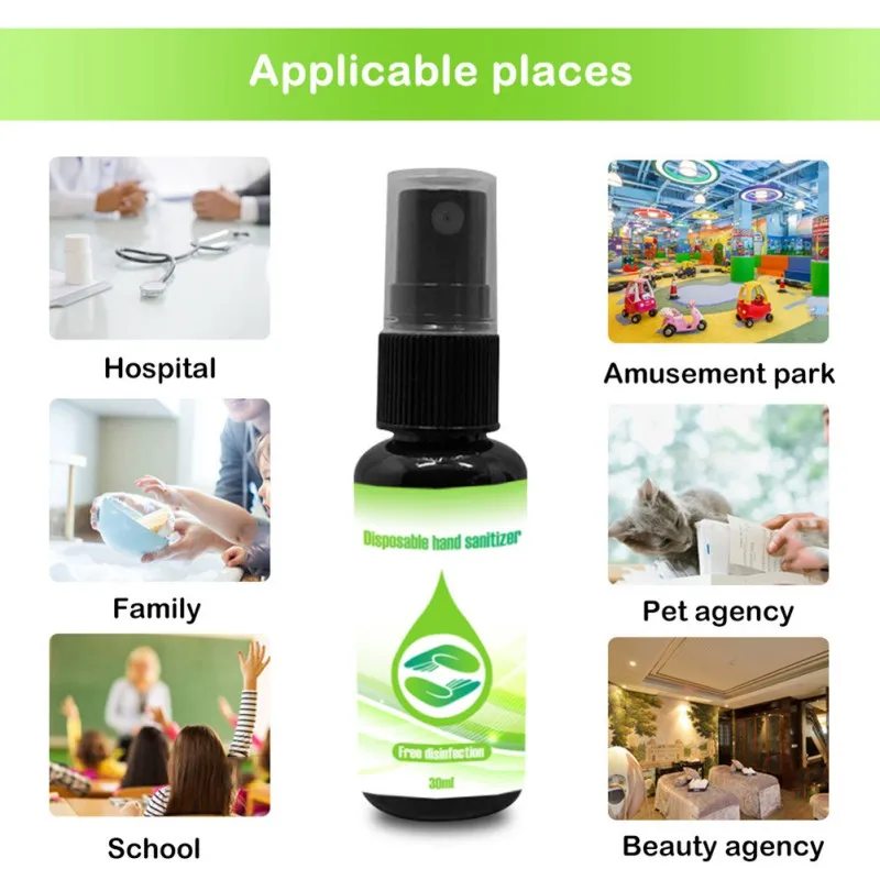 50 мл портативный дезинфицирующее средство для рук одноразовое спрей дезинфекция